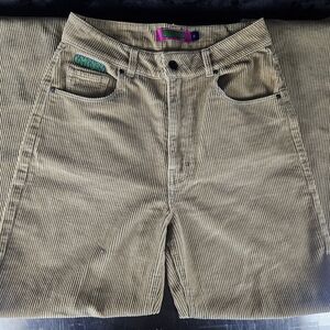 Empyre Women's Boot Cut Corduroy Jeans in Tan